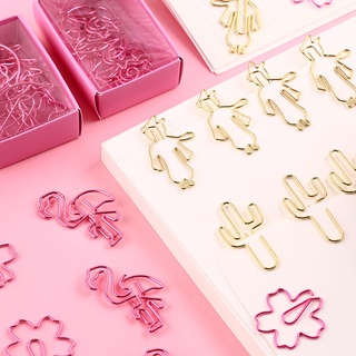 Set 8 kẹp giấy văn phòng phẩm kiểu dáng độc đáo