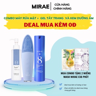 Combo chăm sóc da chuyên sâu Mirae giúp làm sạch lớp trang điểm làm sạch lỗ chân lông COMBO22