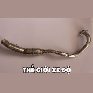 Cổ pô Exciter 150 bầu hơi - cổ bô độ Ex 150 có bầu hơi