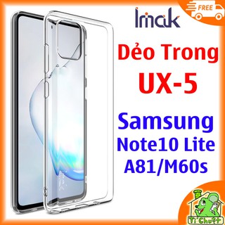 [Chính Hiệu iMak] Ốp lưng Samsung Note 10 Lite A81 M60s UX-5 Dẻo trong suốt