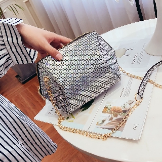 Túi lục giác ánh kim - T617