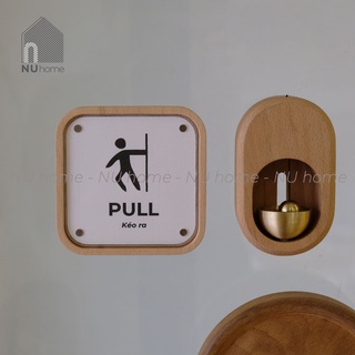 nuhome.vn | Bảng chỉ dẫn - Muri, bảng gỗ tùy chỉnh thông tin, bảng ghi số bàn thẻ gỗ wifi được thiết kế đơn giản cao cấp