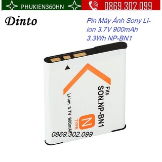 Pin Máy Ảnh Sony Li-ion 3.7V 900mAh 3.3Wh NP-BN1-Hàng chính hãng