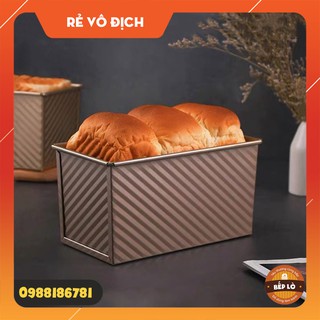 Khuôn bánh mì gối chống dính CAO CẤP hộp có nắp 450gr HÀNG MỚI VỀ