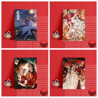 Tấm Poster cao cấp giấy 260gsm THIÊN QUAN TỨ PHÚC A4 anime chibi ảnh đẹp nhiều mẫu