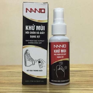 Xịt NANO Khử Mùi Hôi Chân Và Giày-Mũ Bảo Hiểm