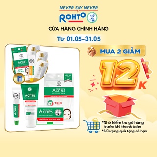 Bộ sản phẩm Acnes ngừa mụn đầu đen và kiểm soát dầu