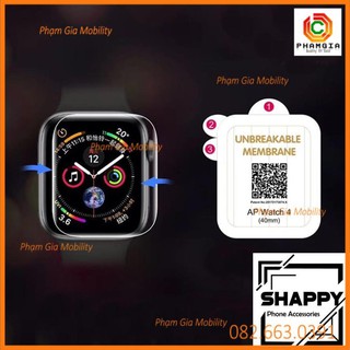 Skin Dán PPF Apple Watch Series 1/2/3/4 Chống Trầy Xước Màn Hình, tự phục hồi vết thương