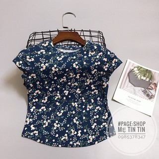 [OLDNAVY] Áo cộc tay cotton cho bé (hoa.xanh 2y:9-11kg)