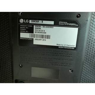 Dây nguồn màn hình LG 20M39A 19V 0.84A zin theo màn