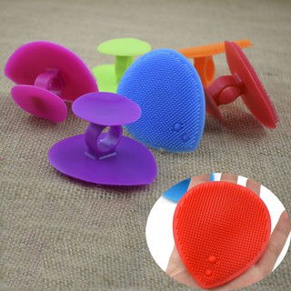 HTL - Dụng cụ silicon giúp thư giãn massage tẩy trang tẩy tế bào chết