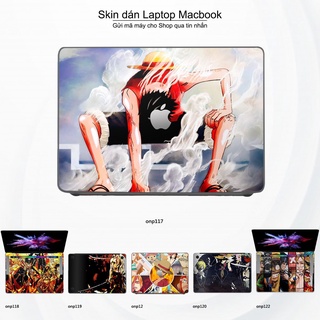 Skin dán Macbook mẫu One Piece (đã cắt sẵn, inbox mã máy cho shop)