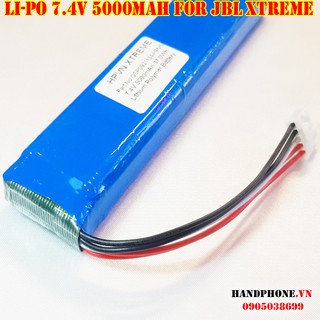 Pin DIY 7.4V 5000mAh cho loa Bluetooth JBL Xtreme GSP0931134