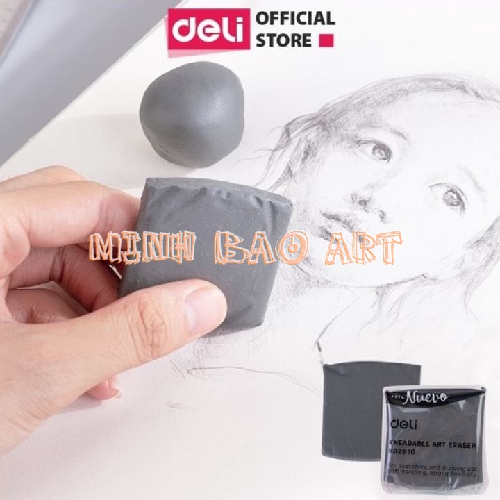 GÔM ĐẤT SÉT DELI (1 VIÊN)