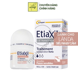 Lăn Khử Mùi Dành Cho Da Siêu Nhạy Cảm Etiaxil Etiaxil Detranspirant Aiseelles Confort+ 15ml