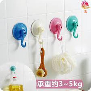 Móc nhựa treo đồ treo quần áo vật dụng có giác hút lưu ý móc hút tròn 1 móc nhựa