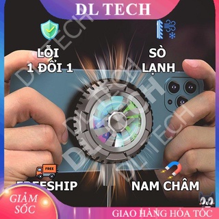 Quạt tản nhiệt gaming nam châm cho điện thoại máy tính bảng X6 tản nhiệt sò lạnh siêu mát DL TECH
