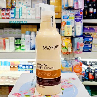 Dầu xả Olarde, dầu xả phục hồi chuyên sâu Luxury Protein Care Reconstructive Conditioner 500ml