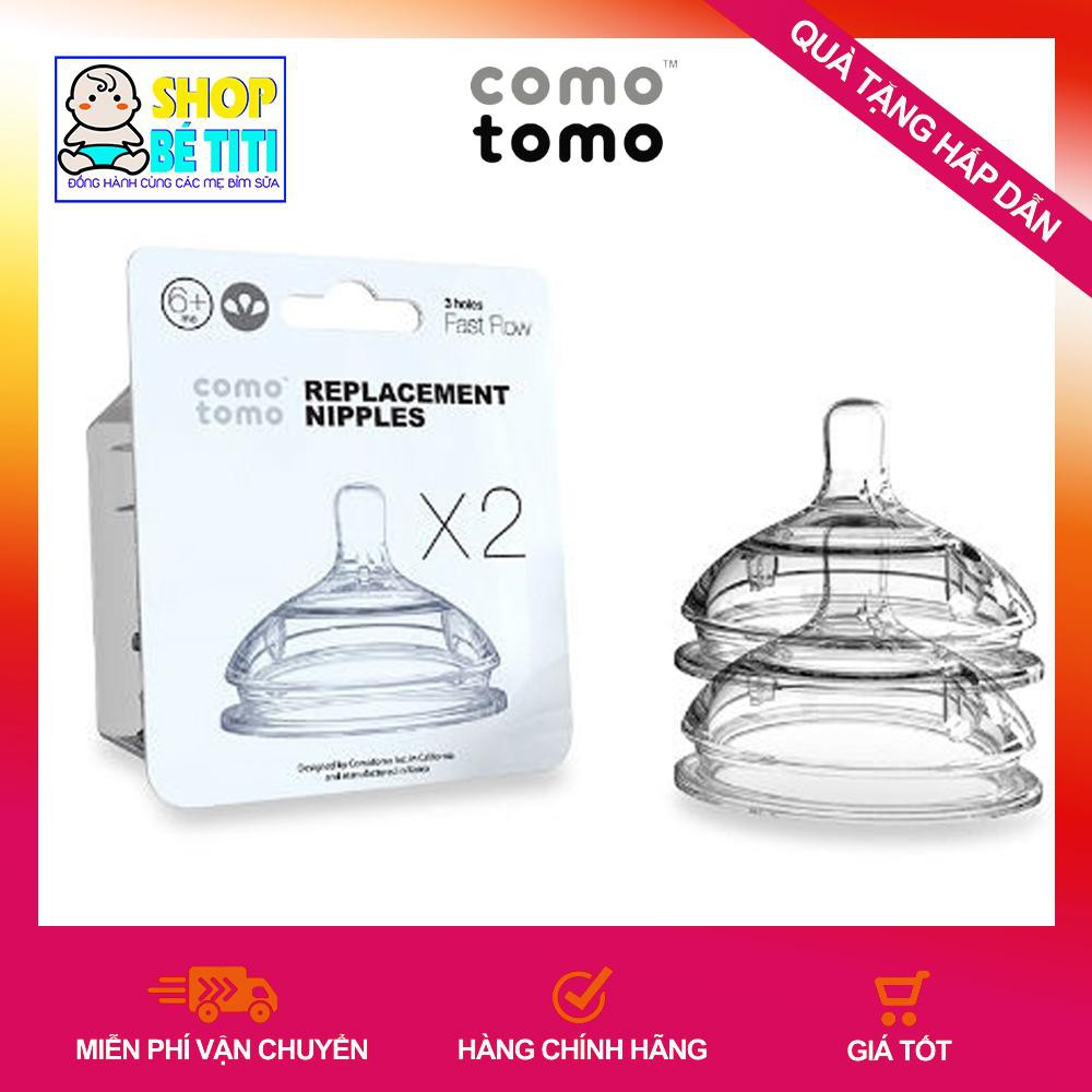 [ĐỦ SIZE] Núm Ti Comotomo Silicon Siêu Mềm