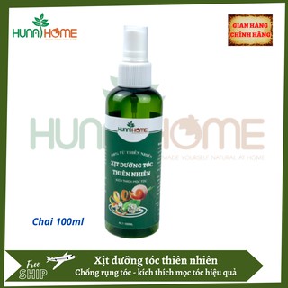 Xịt dưỡng tóc thiên nhiên Hunhahome ( kích thích mọc tóc, giúp tóc suôn mượt)