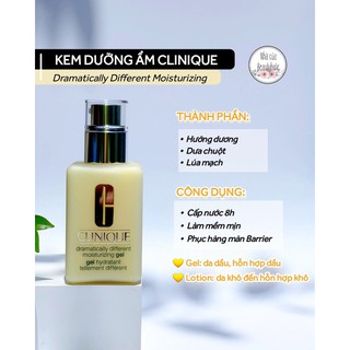 Kem dưỡng CLINIQUE DRAMTICALLY DIFFERENT MOISTURIZING