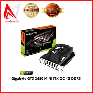 Vga card màn hình Gigabyte GTX 1650 MINI ITX OC 4G DDR5 new chính hãng