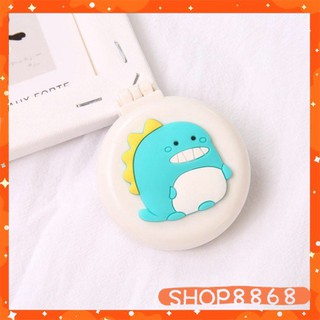 Lược Tròn Chải Tóc Kèm Gương Tích Hợp 2 trong 1 massage da đầu Dễ Thương ( mẫu ngẫu nhiên ) - shop8868