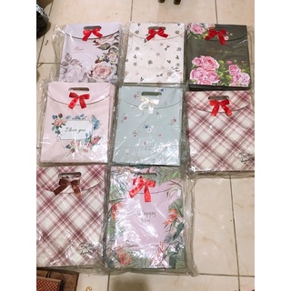 Combo 100 túi đựng quà có nắp loại đẹp size 4
