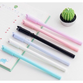 Bút viết mực nước mèo, có 4 màu mực đen, đỏ, xanh, tím Sakura Shop