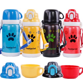 Bình giữ nhiệt cho bé hình bàn chân chó 600ml - 8032