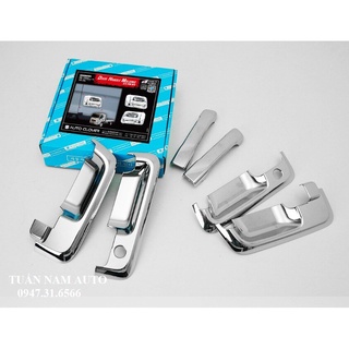 ỐP TAY NẮM MỞ CỬA CRÔM XE TẢI MIGHTY EX8, MIGHTY EX6 (Hàng Hàn Quốc)
