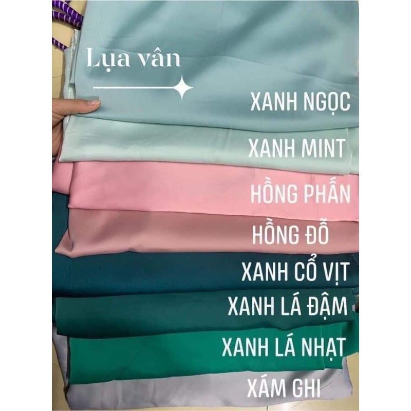 lụa vân sóng 32 màu