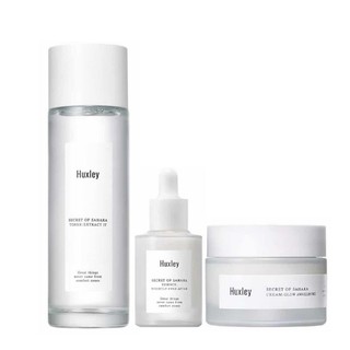 Bộ Dưỡng Trắng Sáng Da Huxley Brightening Trio Skincare Set