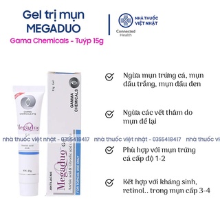[DƯỢC SĨ TƯ VẤN] Gel Giảm Mụn Ẩn Và Thâm Gamma Megaduo 15 gram