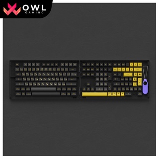 Set keycap AKKO Black Gold (PBT Double-Shot/ASA profile/158 nút)