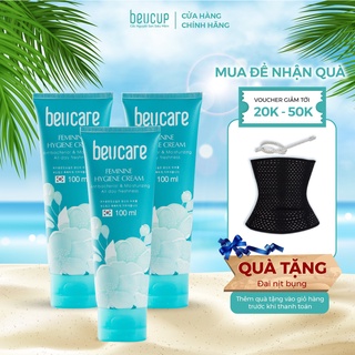 Combo 3 chai dung dịch vệ sinh phụ nữ BeUcare 100ml hương bạc hà, làm sạch dịu nhẹ, an toàn cho da