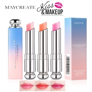 Son dưỡng môi MAYCREATE đổi màu theo nhiệt độ Hồng Hào Căng Bóng Dưỡng Cấp Ẩm Cho Môi SON41