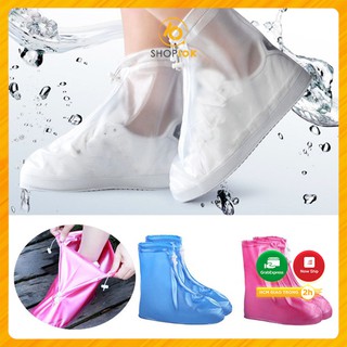 (Một màu) Ủng Đi Mưa Bọc Giày Chống Bẩn Chống Nước PVC Mềm Cho Nam Nữ Unisex SP004266 - SHOP10K