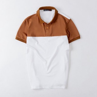 Áo Polo Nam Cổ Bẻ Vải Cá Sấu Cao Cấp Chất Liệu Cotton Trẻ Trung Phối Màu
