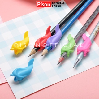 Dụng cụ định vị tay cầm silicon Cá định vị luyện chữ nét cơ bản cho bé - SP0281 - 1 cái