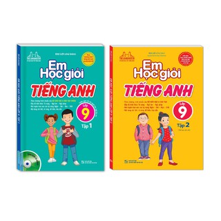 Sách - Combo Em Học Giỏi Tiếng Anh Lớp 9 Tập 1 + Tập 2 + CD
