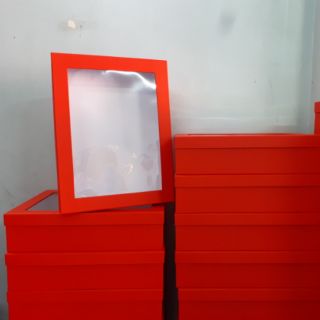 Combo 1 cặp hộp quà kiếng trong đựng quà tết 25x33x9.5 và 30x40x10