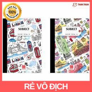 [Mã LIFEBOOK1 giảm 30K đơn 150K] Combo 2 cuốn sổ bìa bồi Subject A4 - 360 trang (4589)