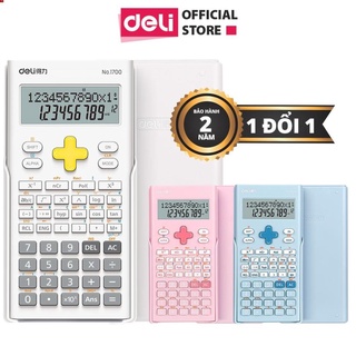 Máy tính kỹ thuật học sinh Deli -Xanh/ Hồng/ Trắng - 1700 .