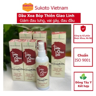 Dầu Xoa Bóp giảm đau lưng, đau vai gáy, giảm stress Thiên Giao Linh