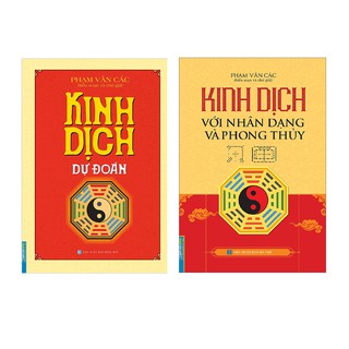 Sách - Combo Kinh Dịch Dự Đoán + Kinh Dịch Với Nhân Dạng Và Phong Thuỷ (Bìa Cứng) Tặng sổ tay