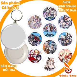 20/640 MẪU> Móc khóa anime trò chơi Azur Lane, Games Kantai collection -Kancolle có thể đặt in Bismarck,Yamato,Shimakaze