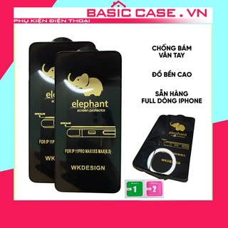 Kính Cường lực iphone voi 6D elephant WK iPhone 6/6plus 7Plus 8 X Xs XsMax 11 11promax 12 12promax 13 pro max promax VOI
