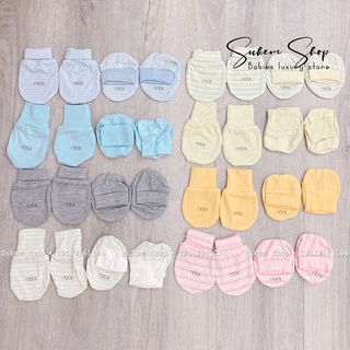 Set bao tay bao chân petit Nous mềm mại cho bé sơ sinh