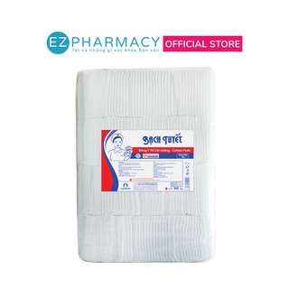 Bông Gòn Bạch Tuyết Cắt Sẵn Miếng 10×10cm - Gói 500g
